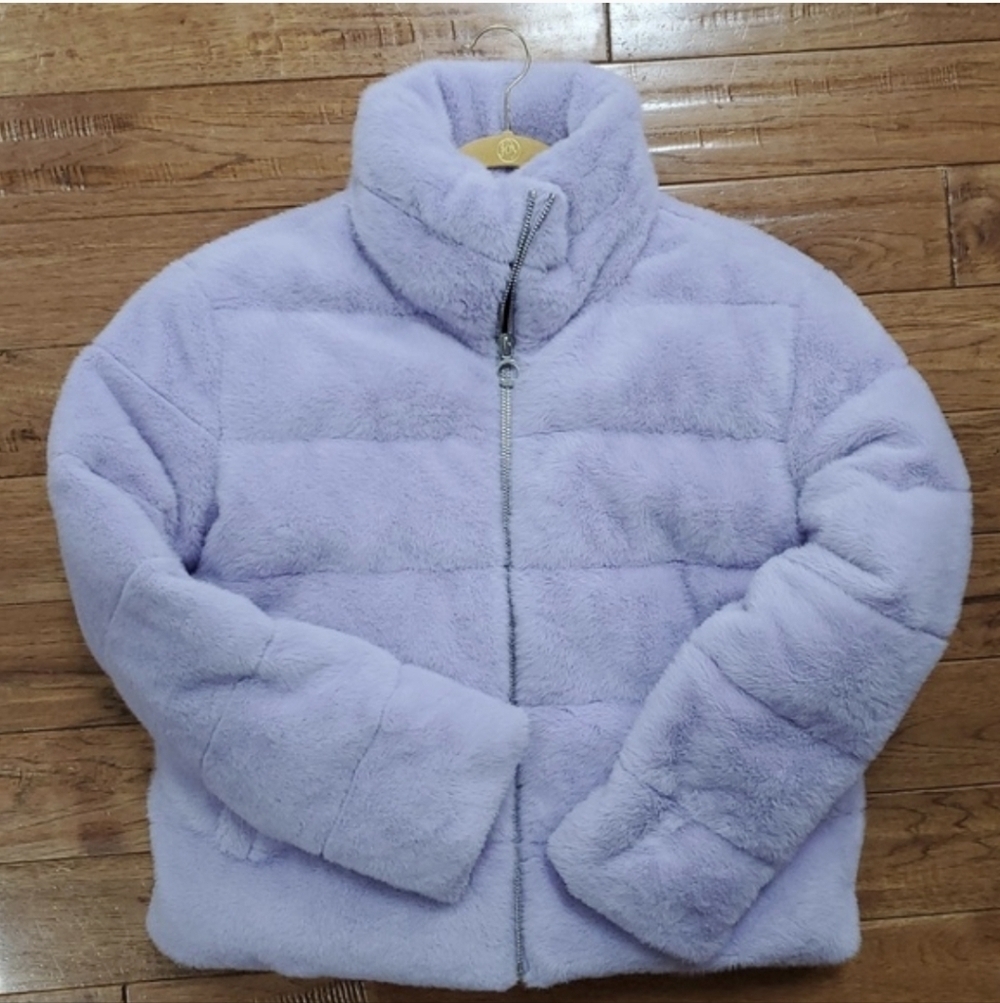 Noize Marina Short Length Vegan Fur Coat